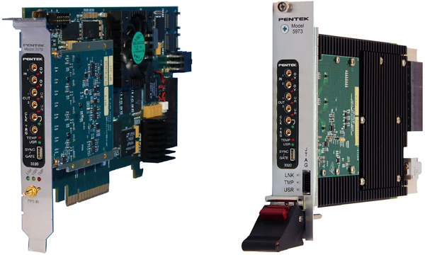 Figure 1. Models 7070-320 PCIe and 5973-320 3U VPX